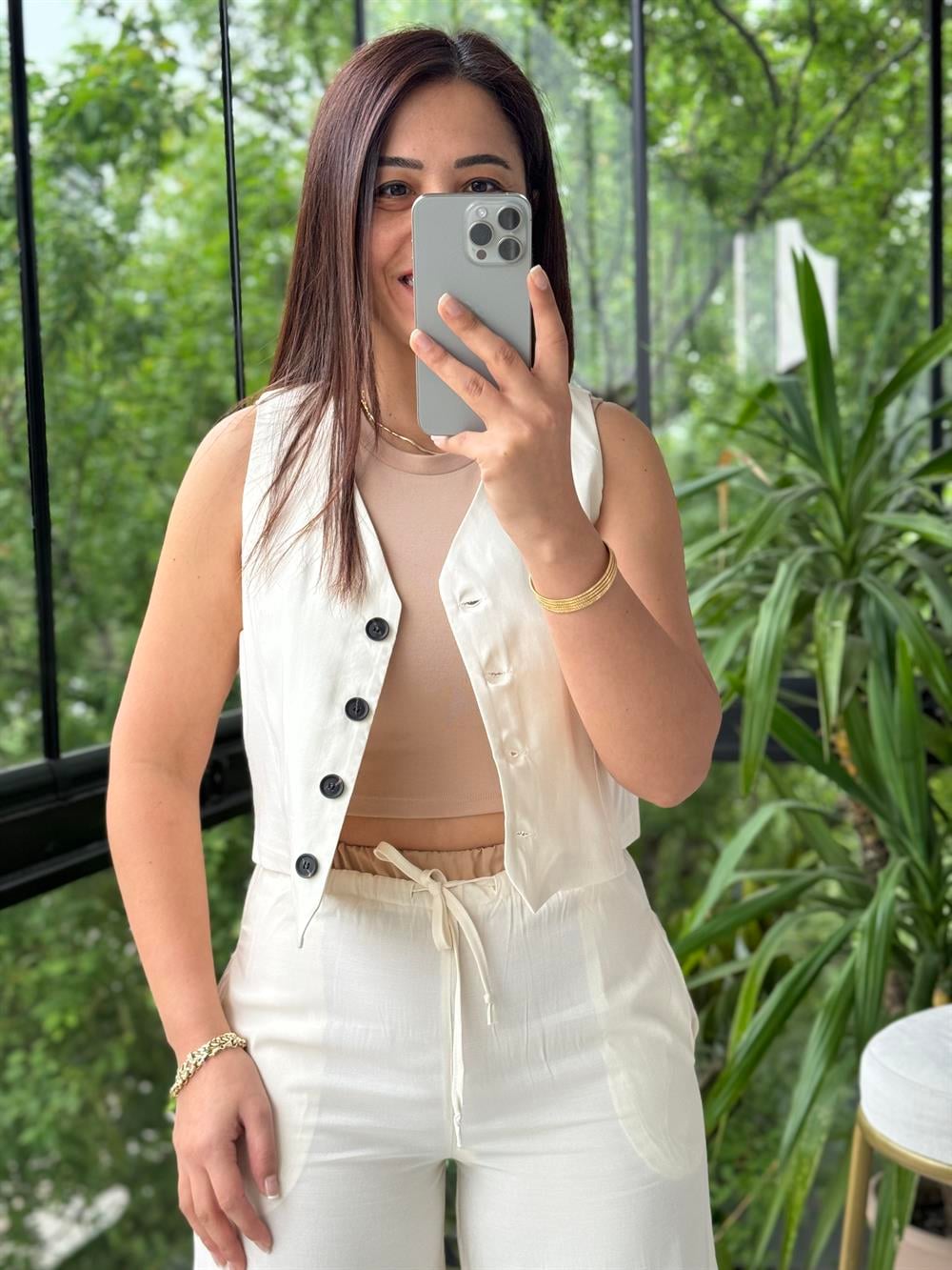 Yelek Pantolon Takım Taş