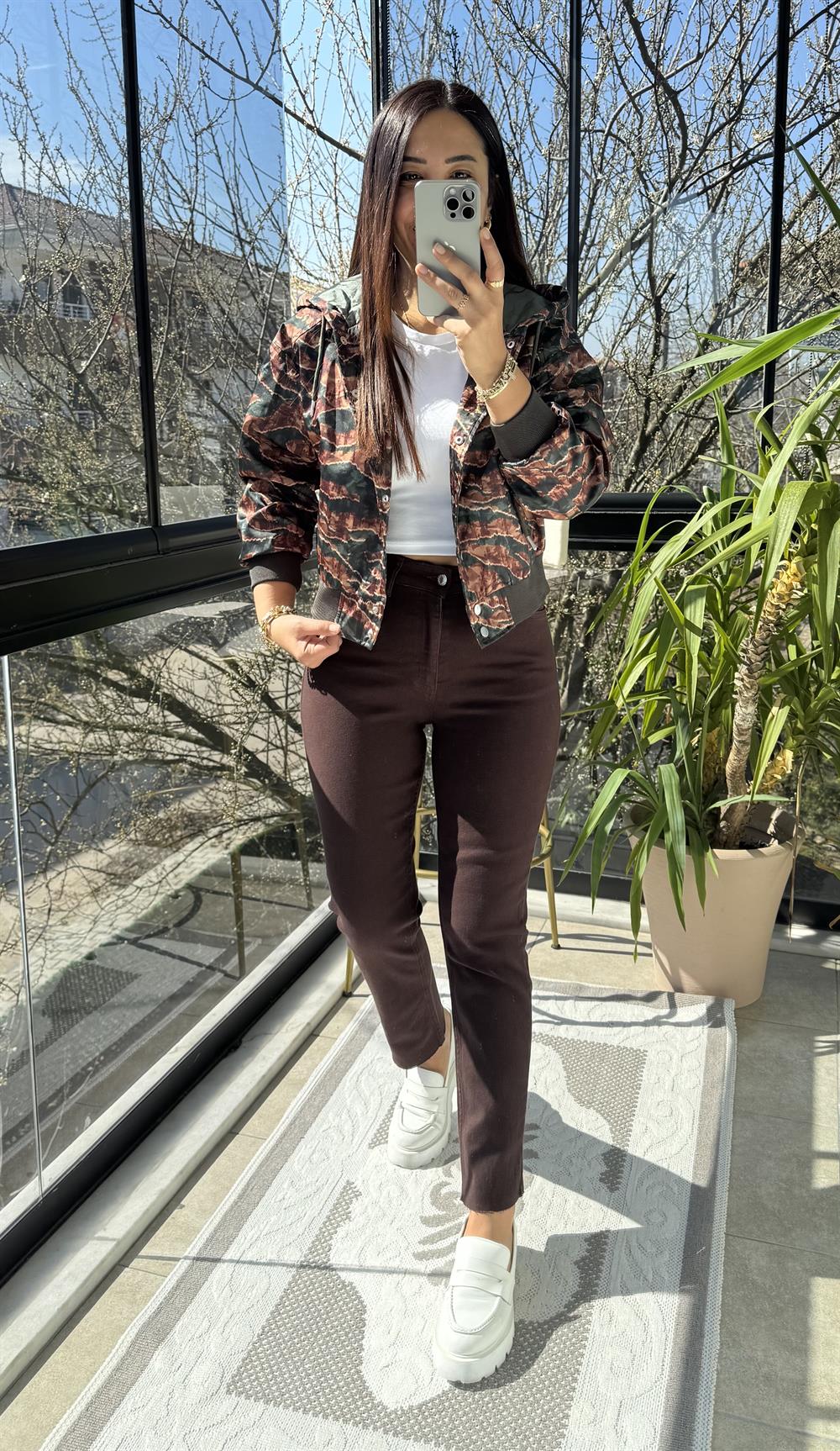 Zra Bomber Ceket Yeşil