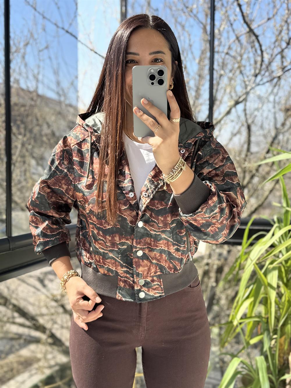 Zra Bomber Ceket Yeşil