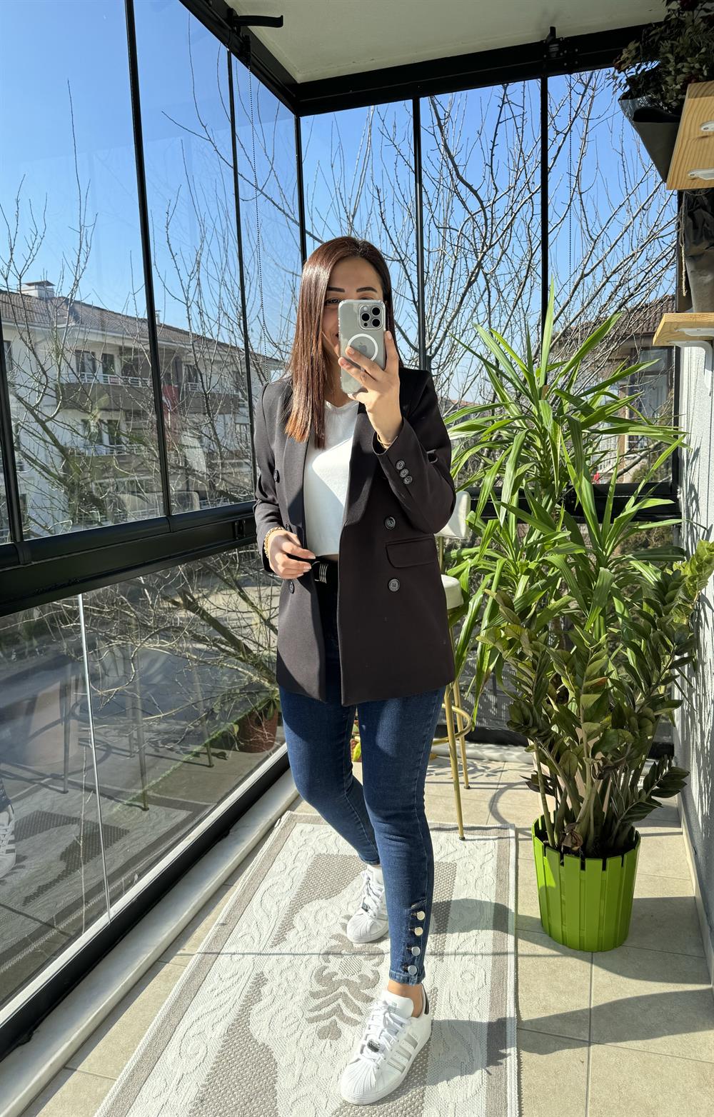 ZRA Model Blazer Ceket Siyah