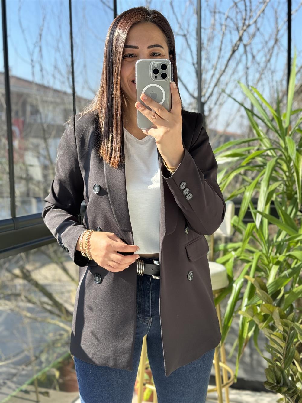 ZRA Model Blazer Ceket Siyah