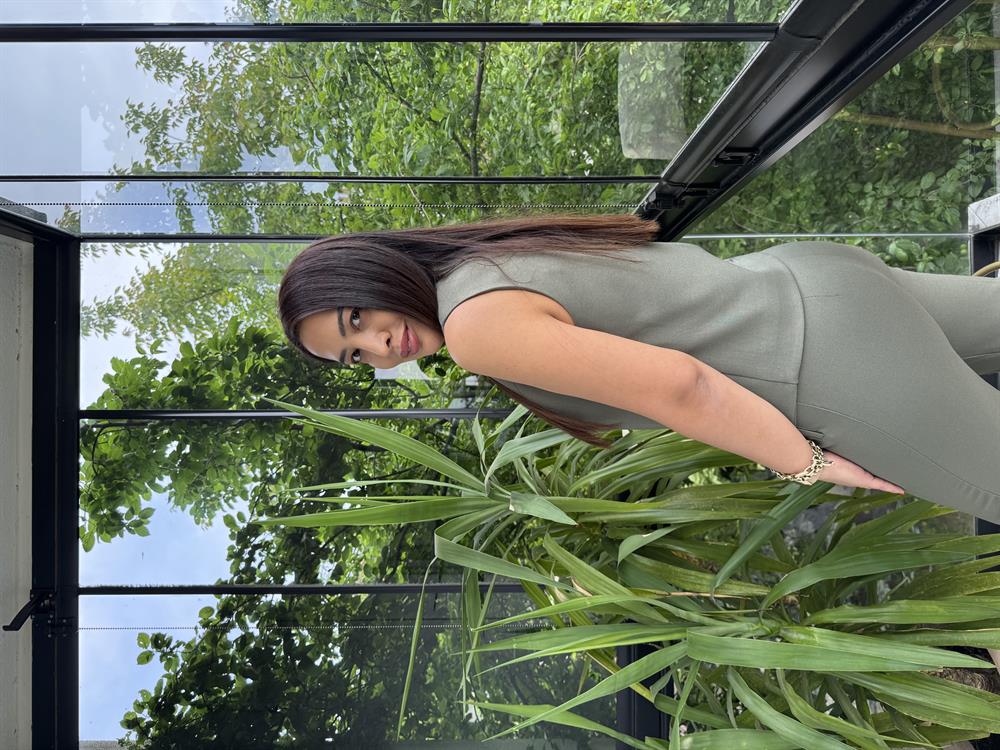 Zra Model Yelekli Takım Haki Yeşili