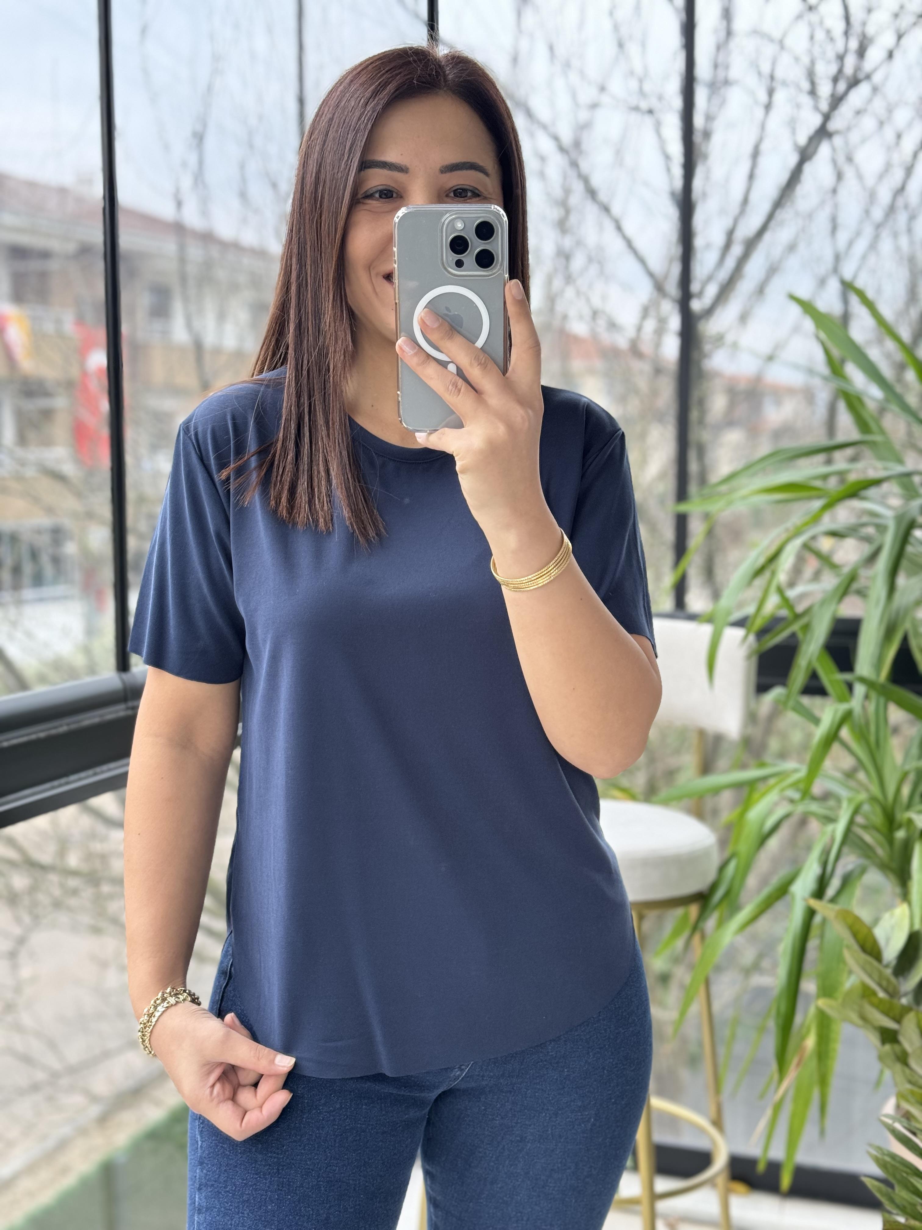  Oysho Tişört Lacivert