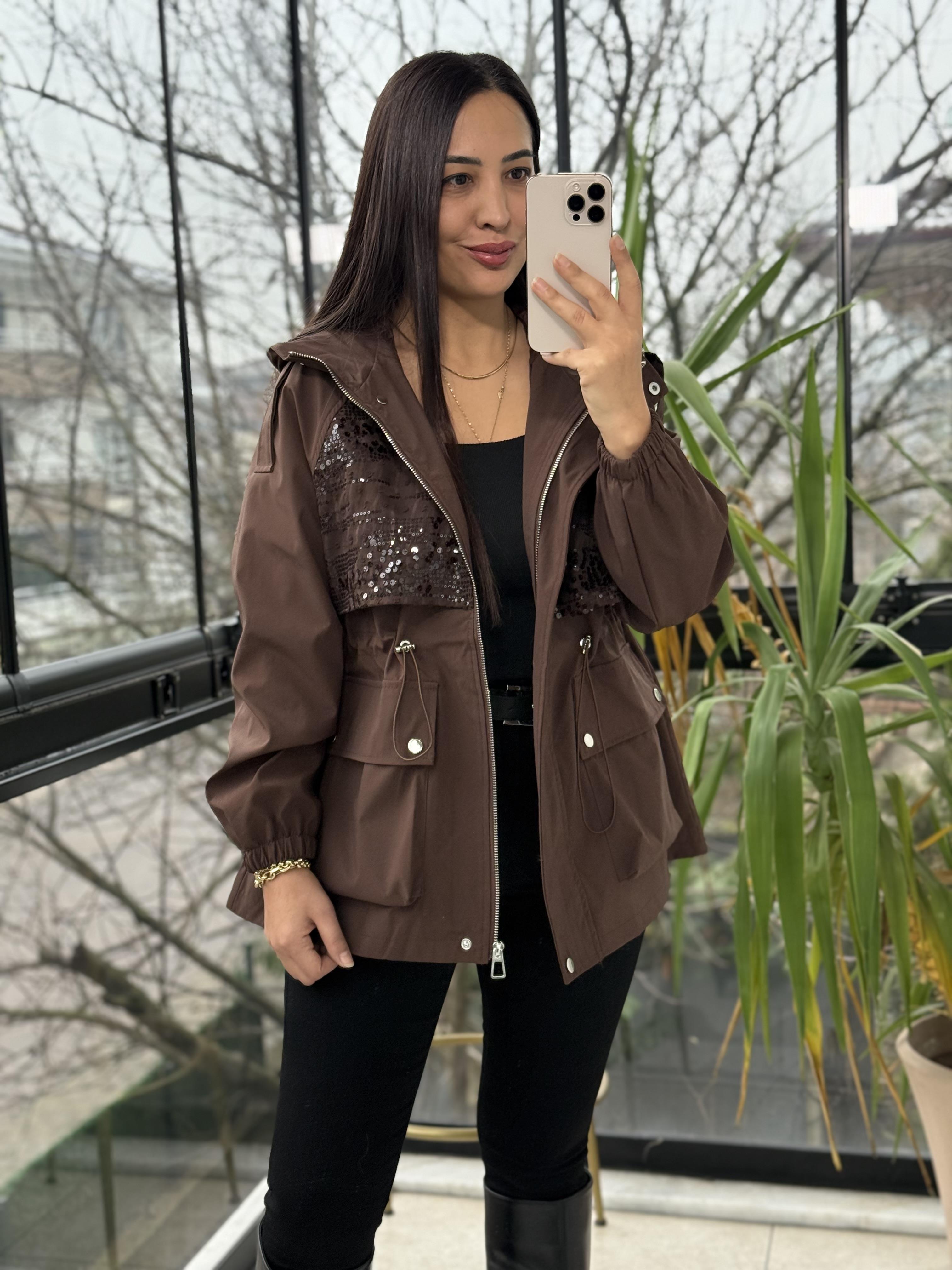 İthal Pullu Trenç Kahve