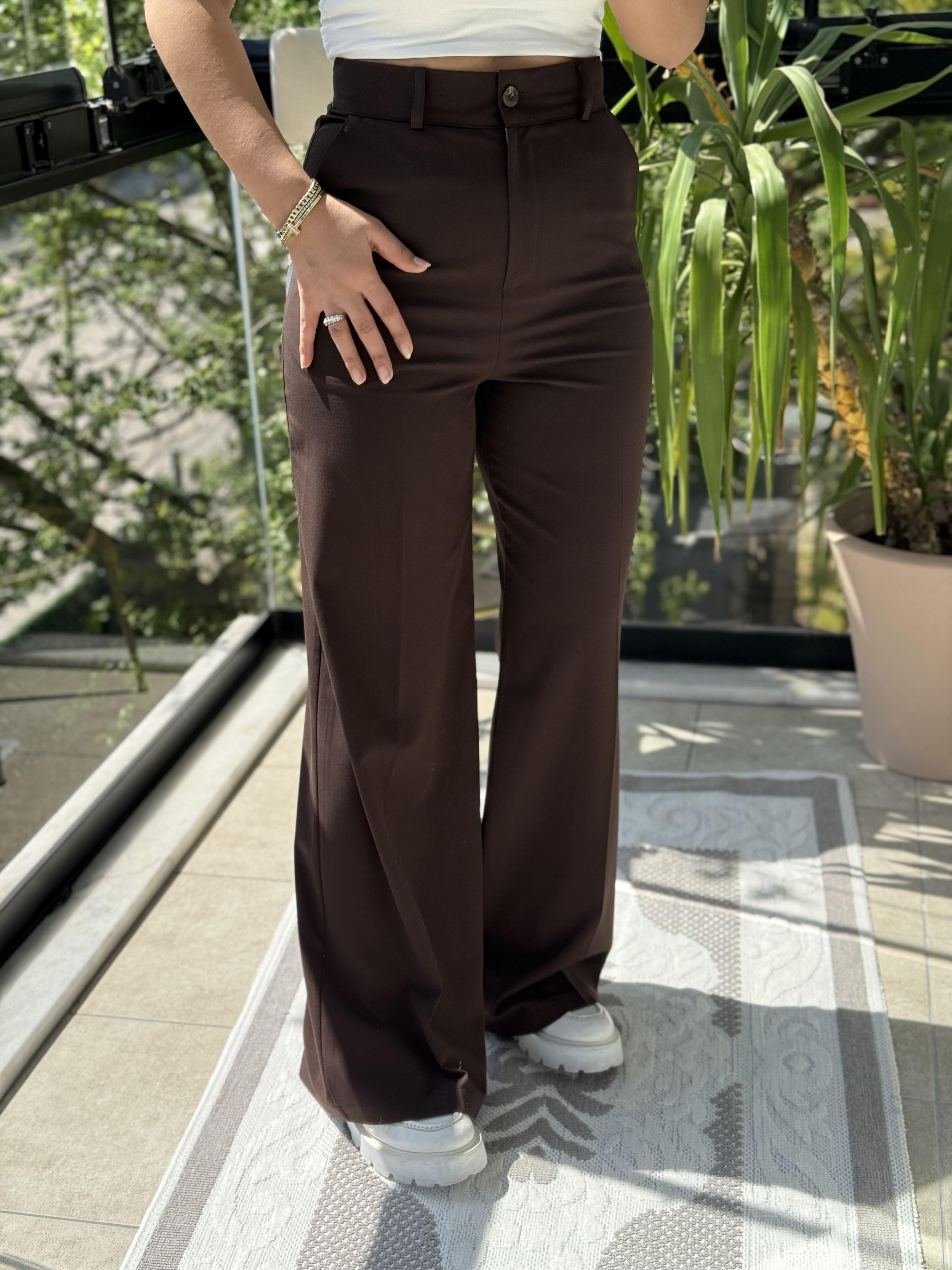 Cepli Palazzo Pantolon Kahve