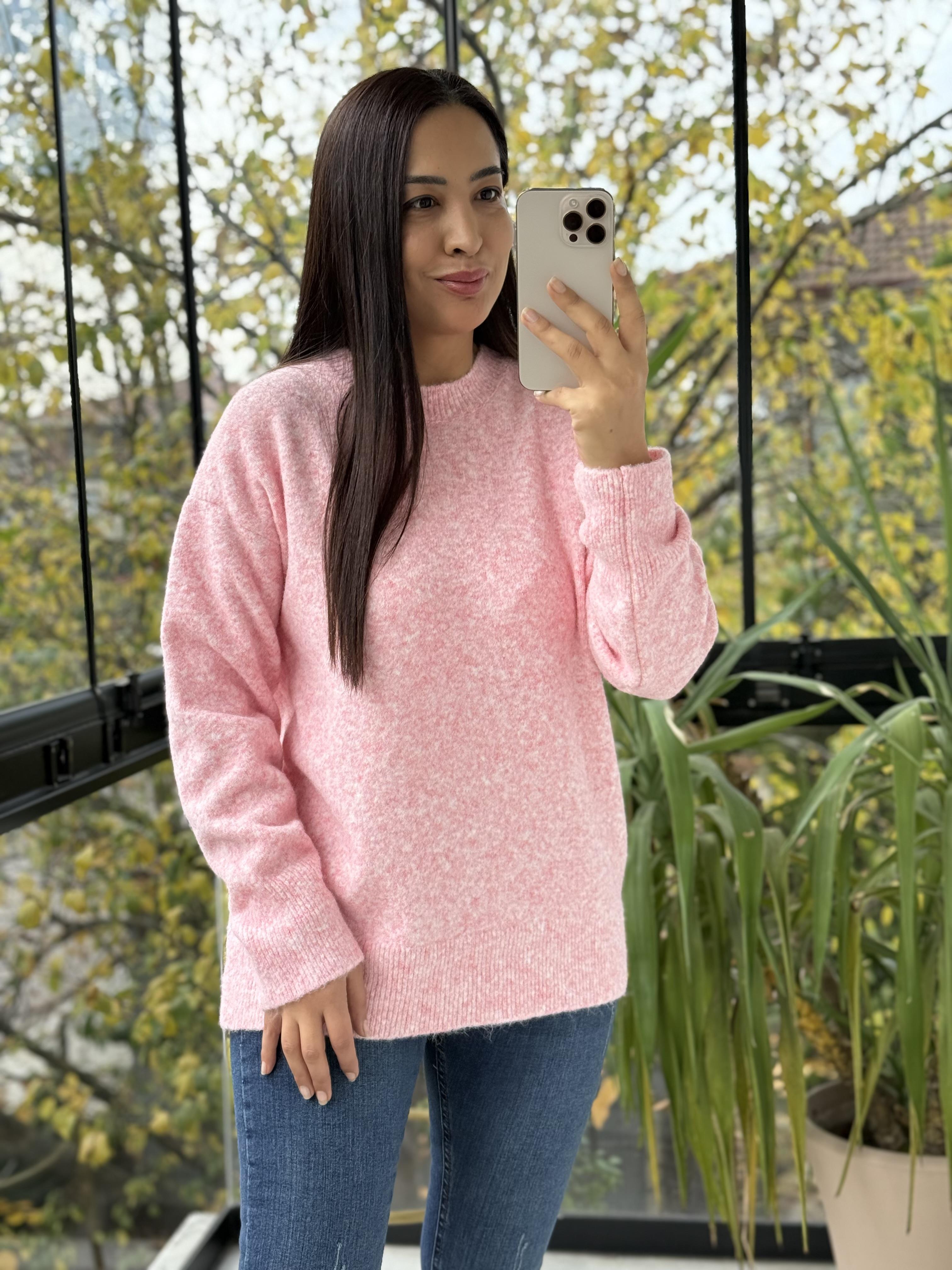 Yumoş Basic Kazak Pembe