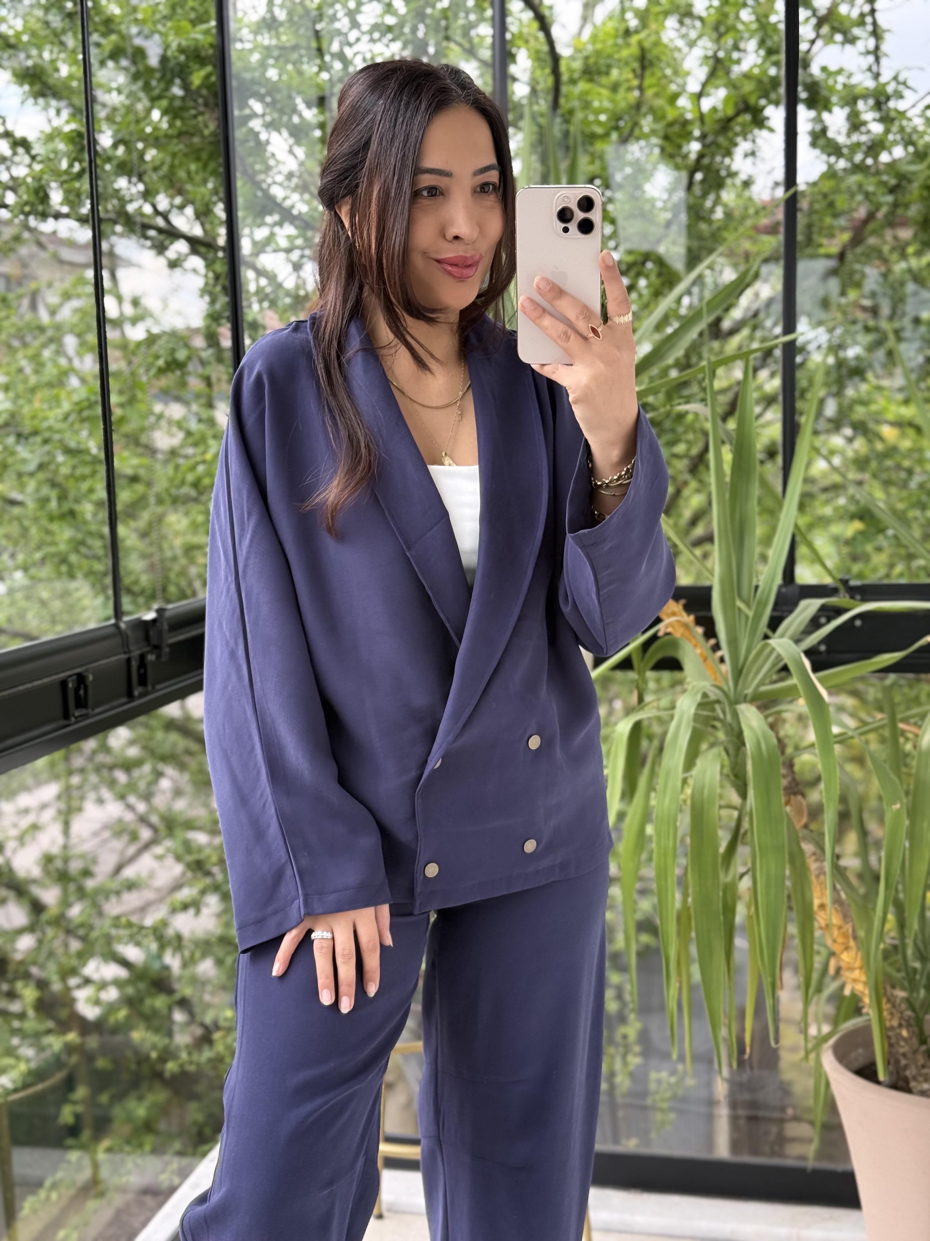 Armani Model Takım Lacivert