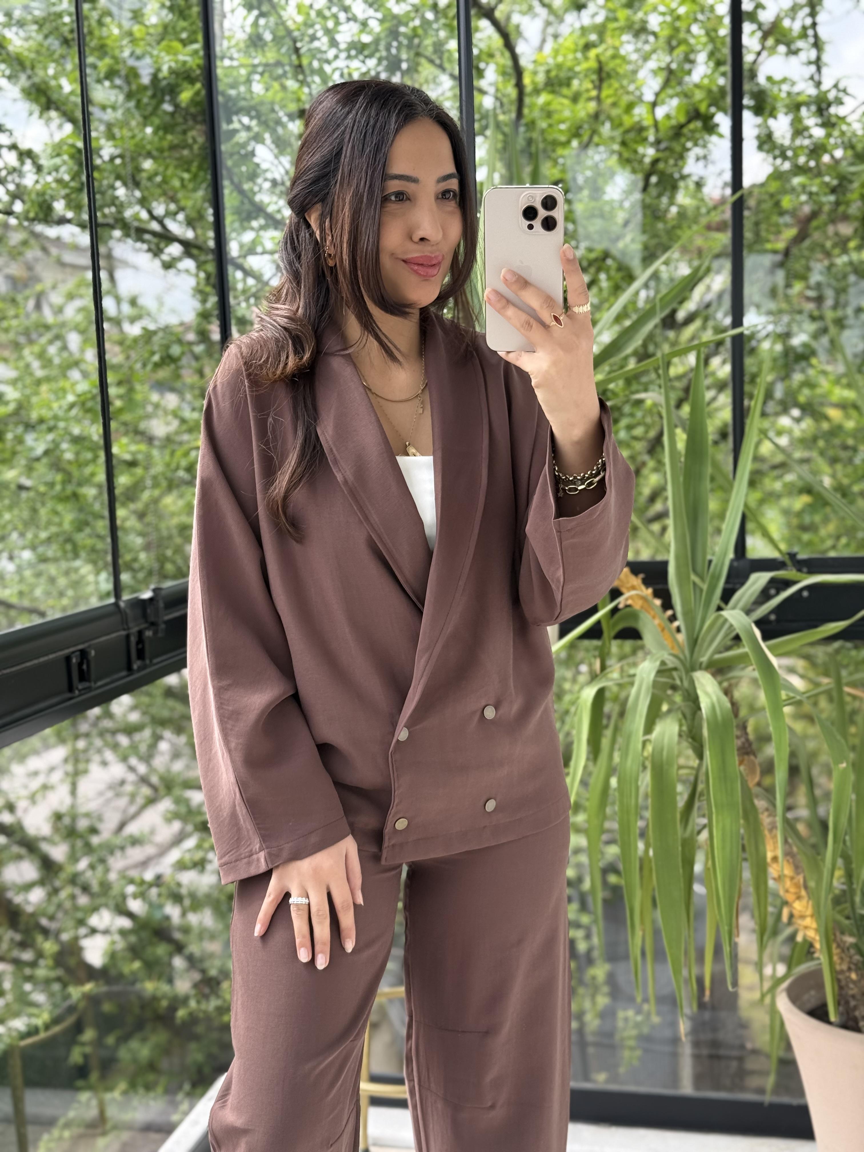 Armani Model Takım Kahve