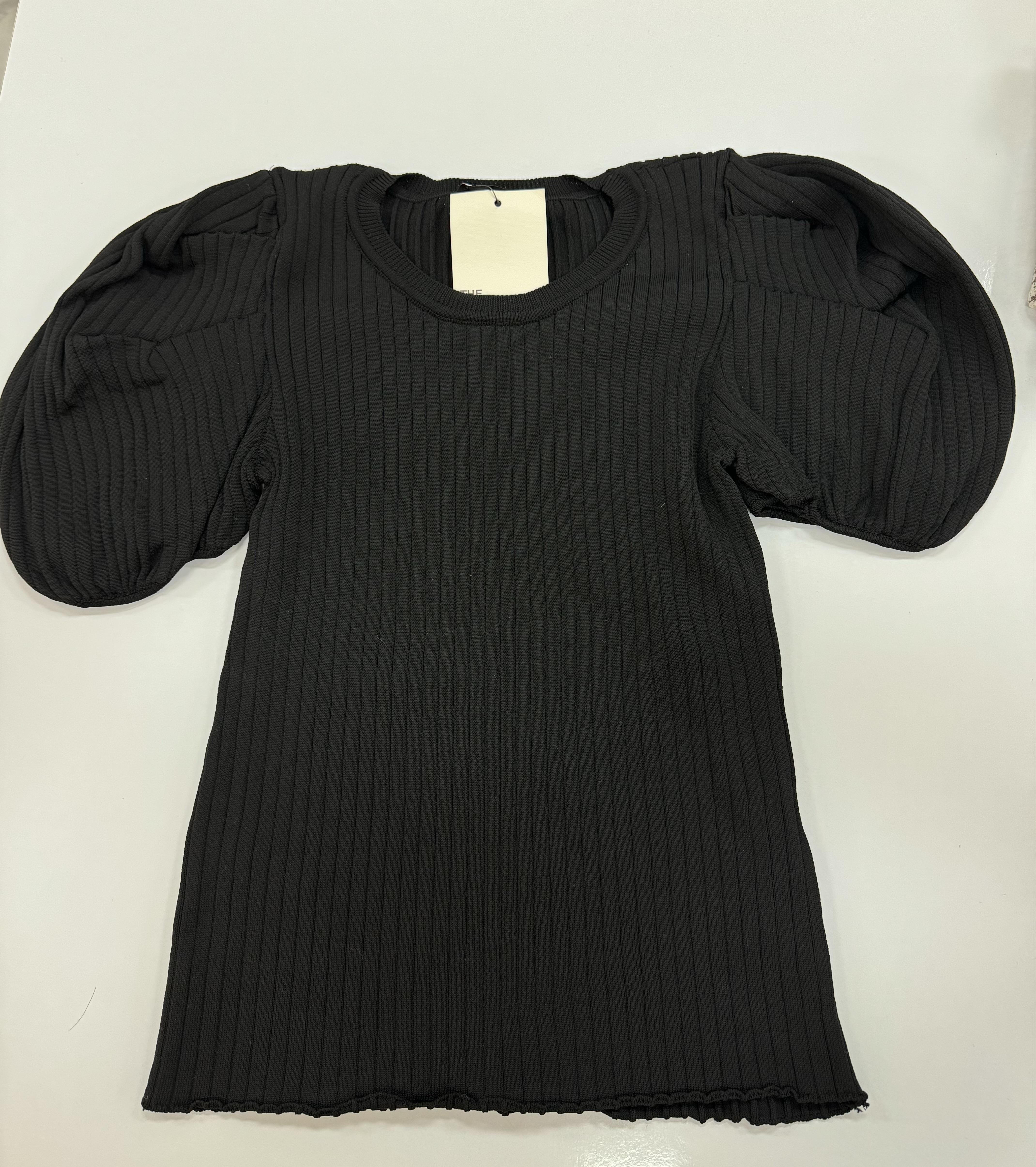 Balon Kol Triko Kazak Siyah