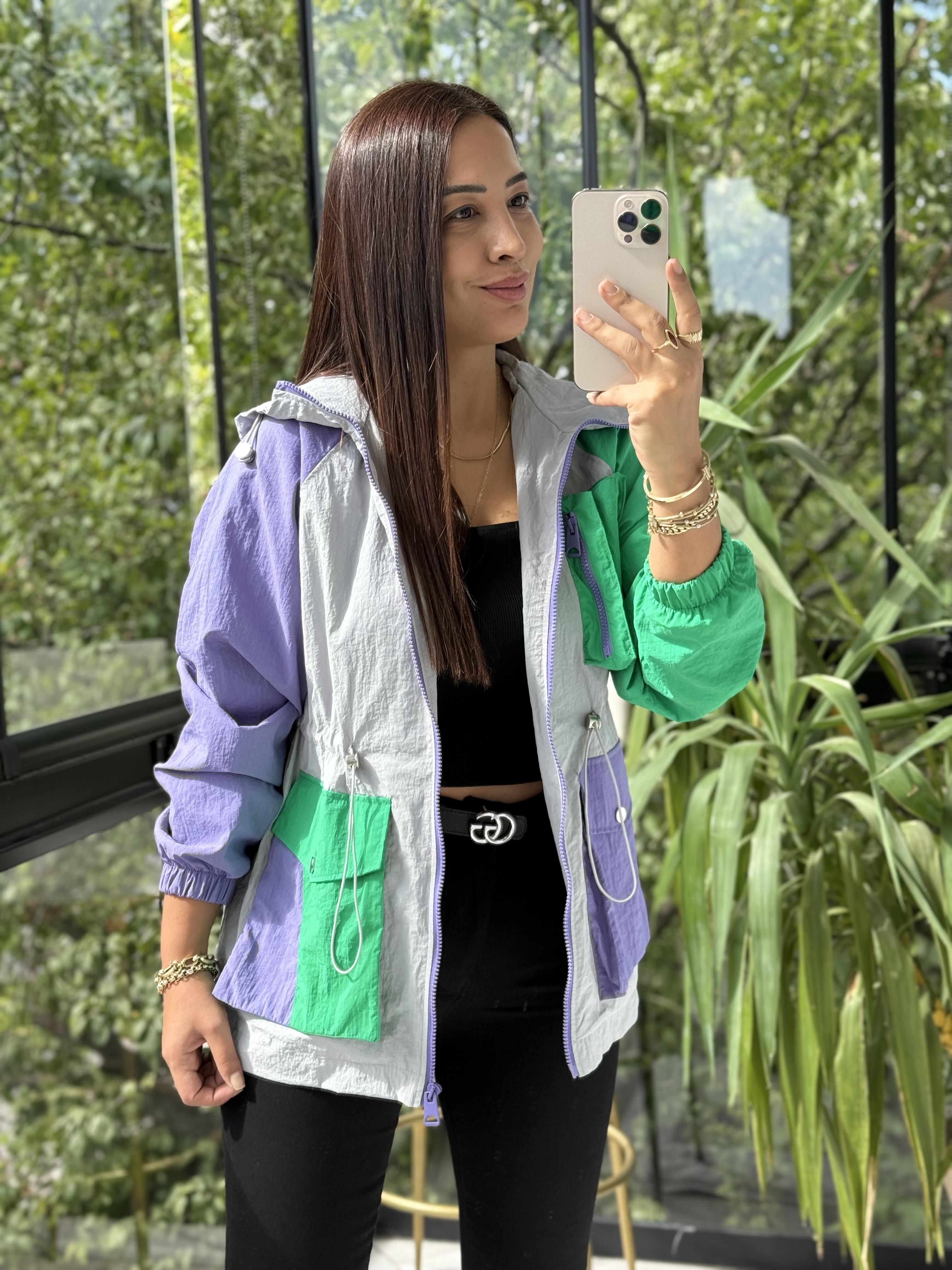 Krınkıl Yağmurluk Gri