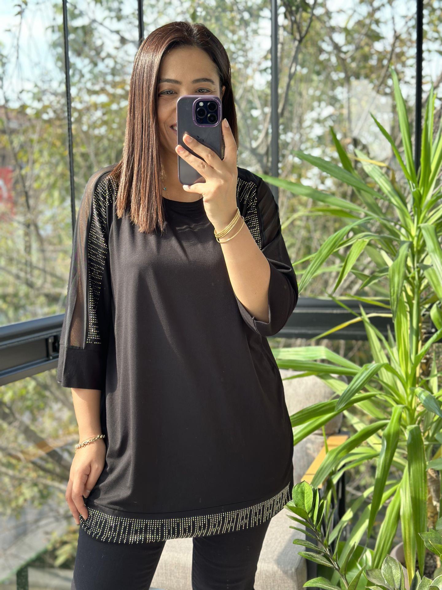 Omuz Transparan Merserize