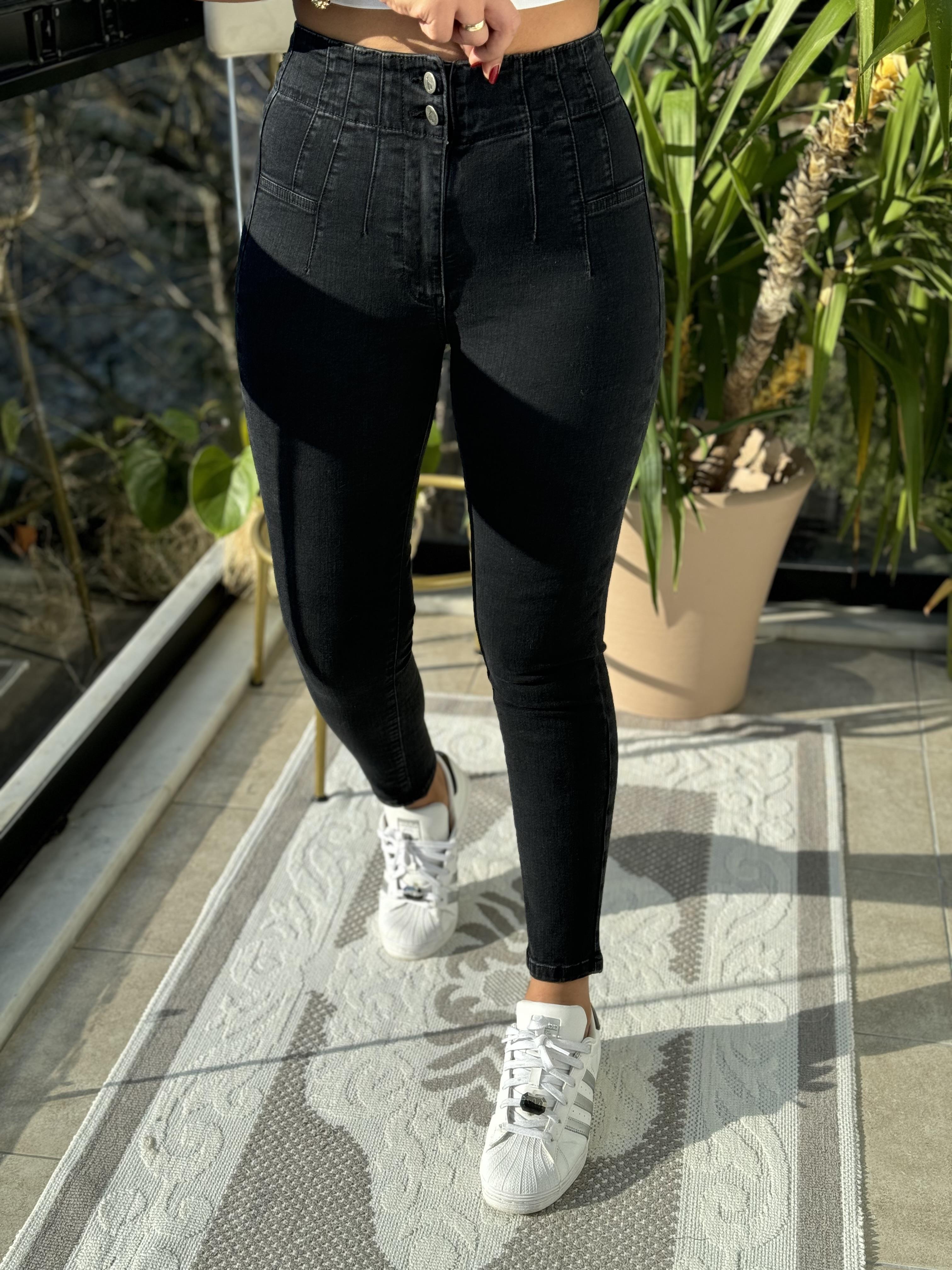 Pensli Skinny Kot Pantolon Antrasit