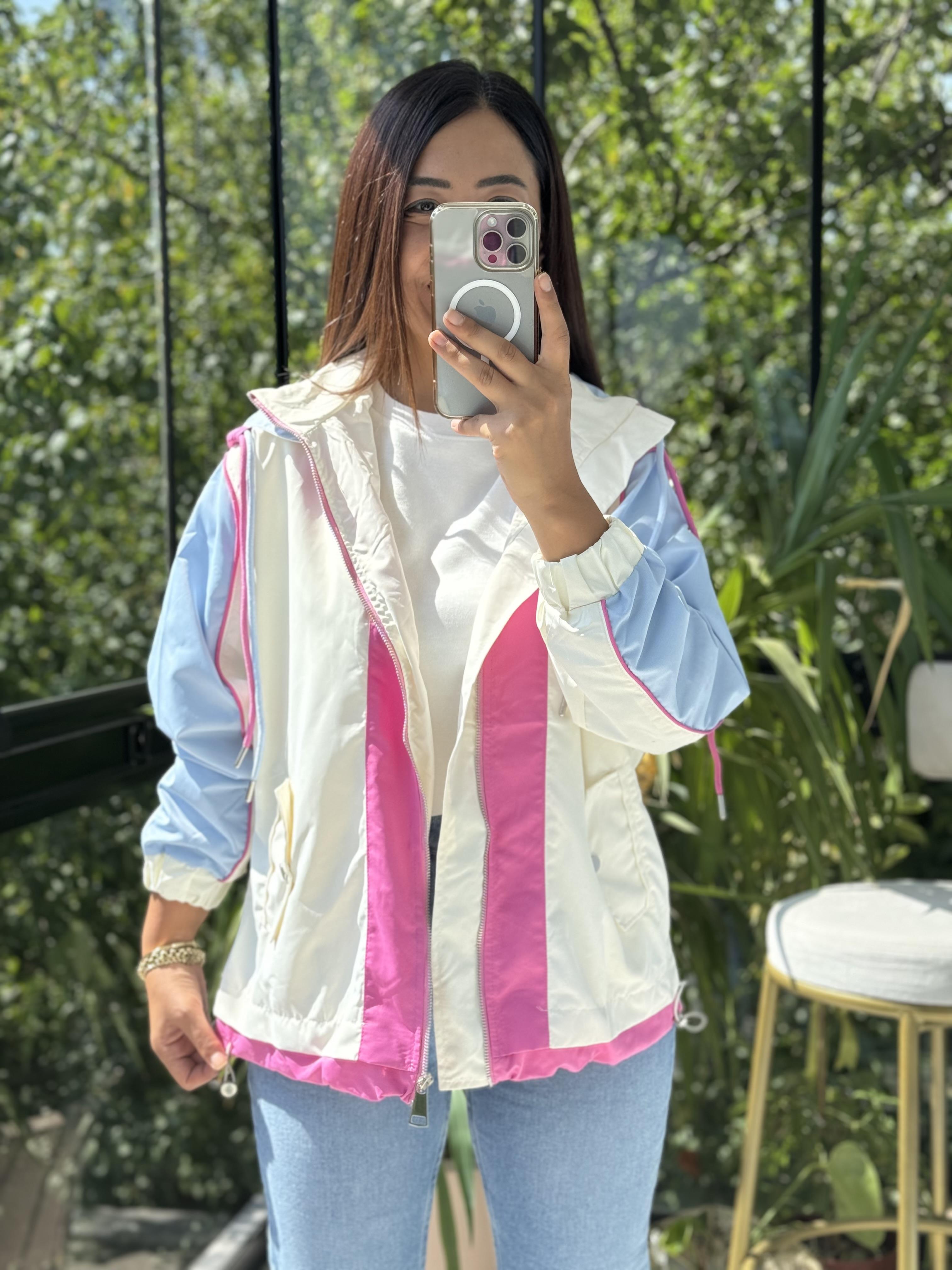 Rainbow Yağmurluk Fuşya