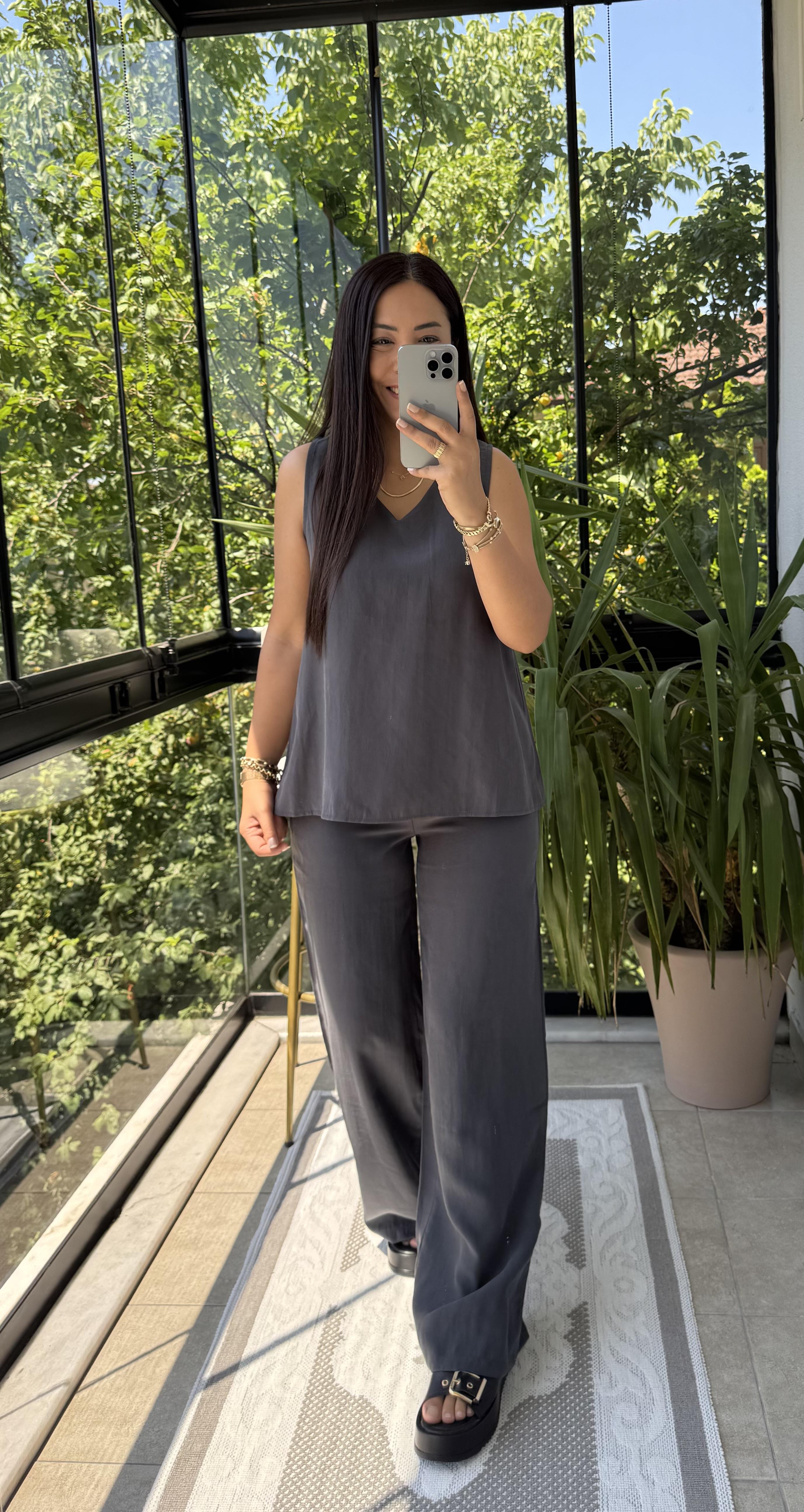 Sıfır Kol Cupra Takım Antrasit