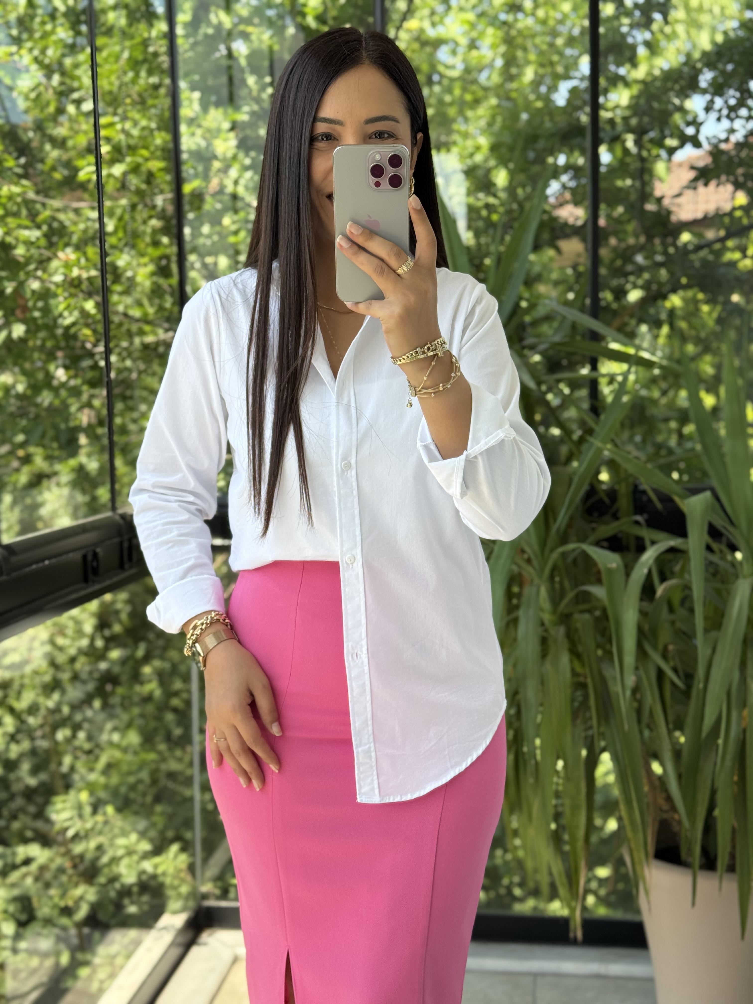 Slimfit Gömlek Beyaz