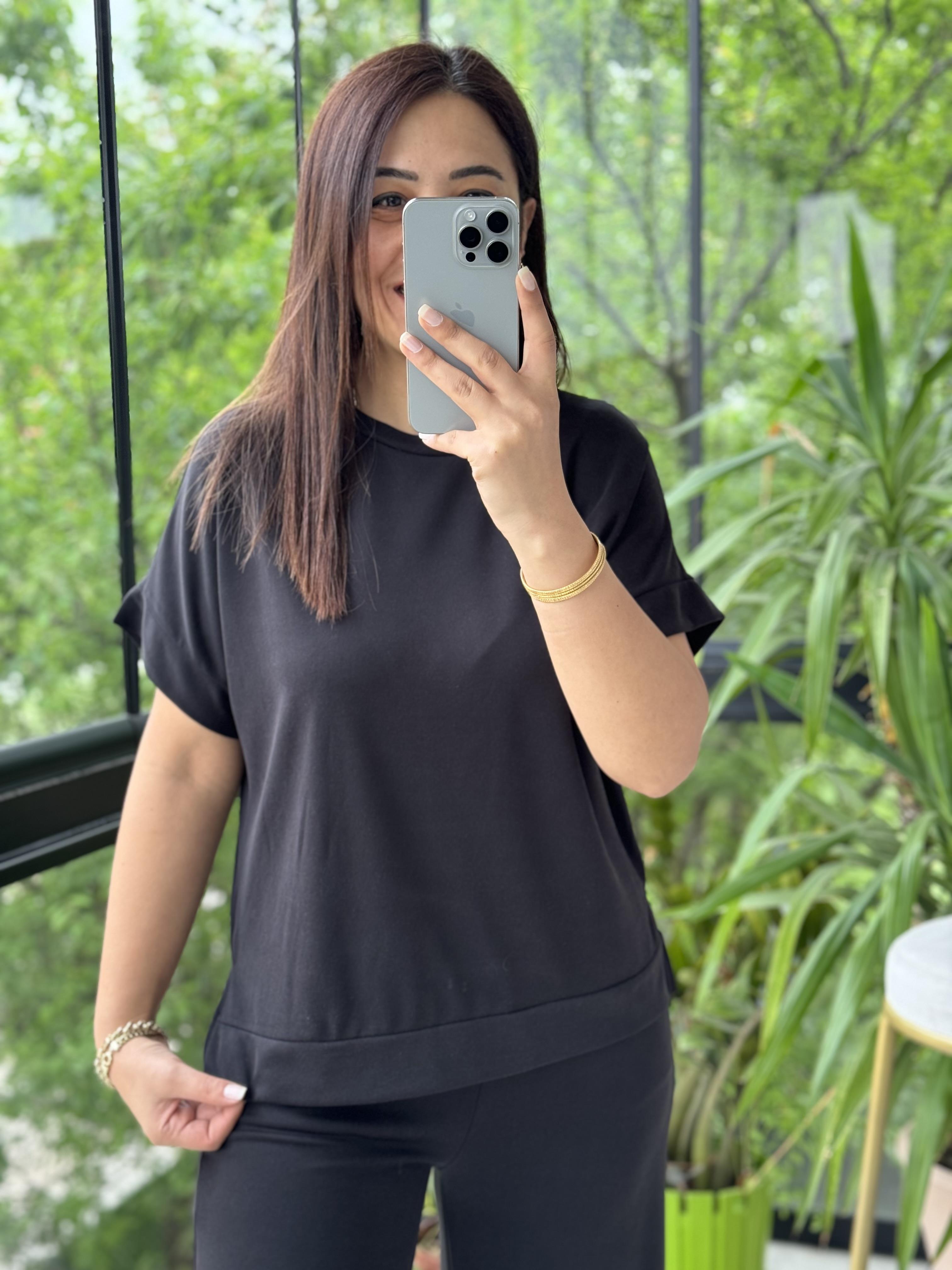 Tişört Pantolon Takım Siyah