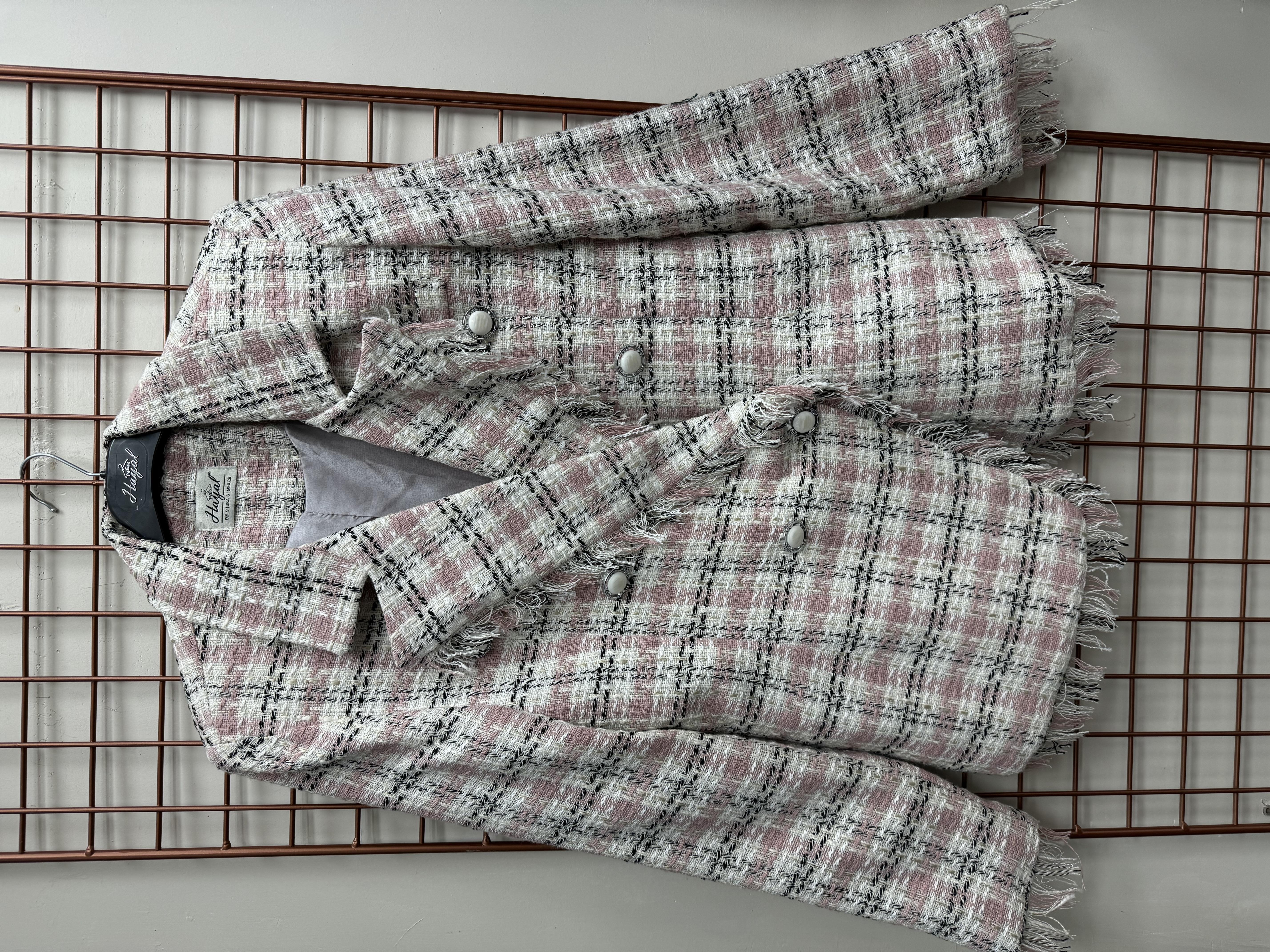 Tüvit Blazer Ceket pembe