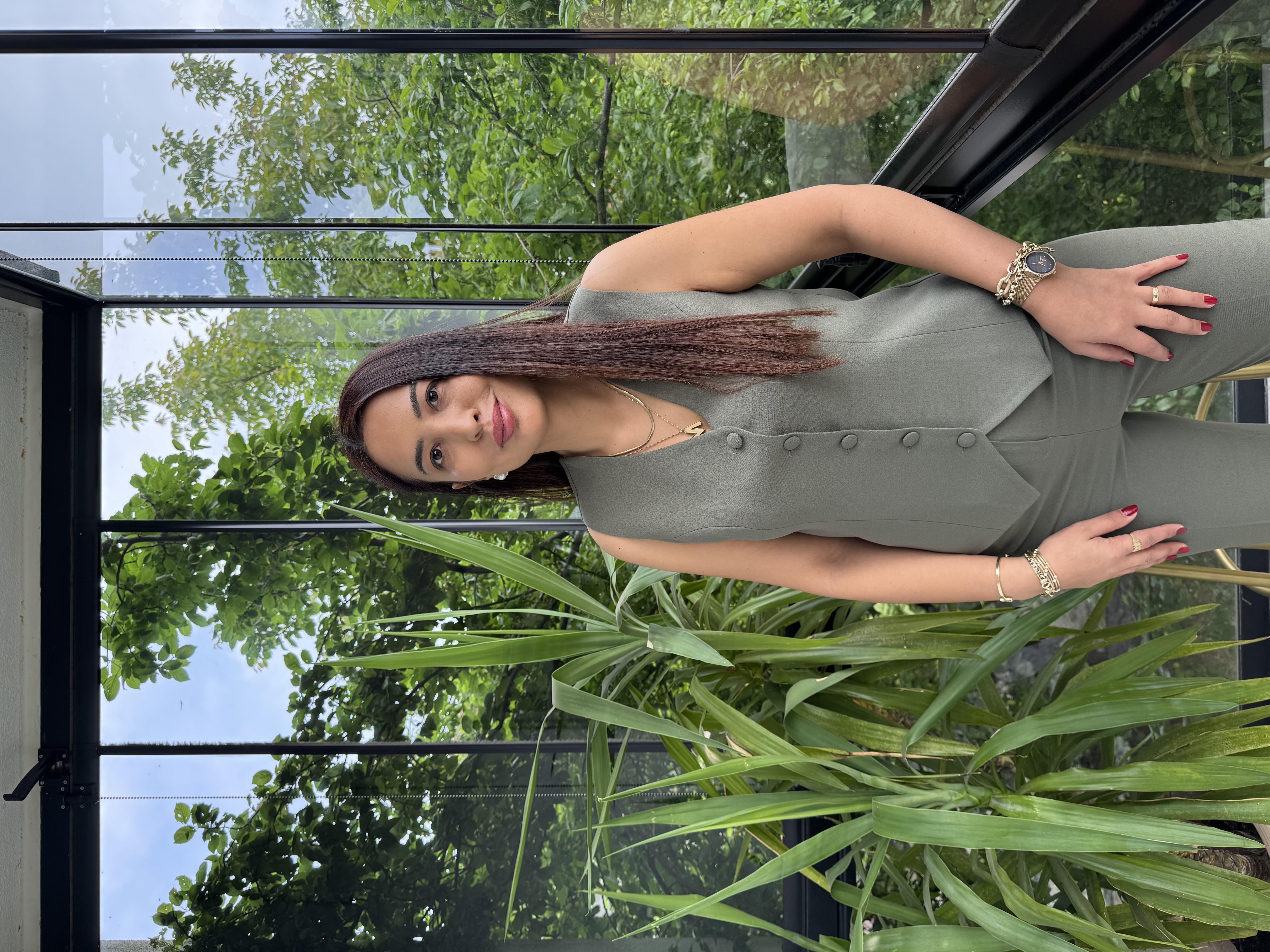 Zra Model Yelekli Takım Haki Yeşili