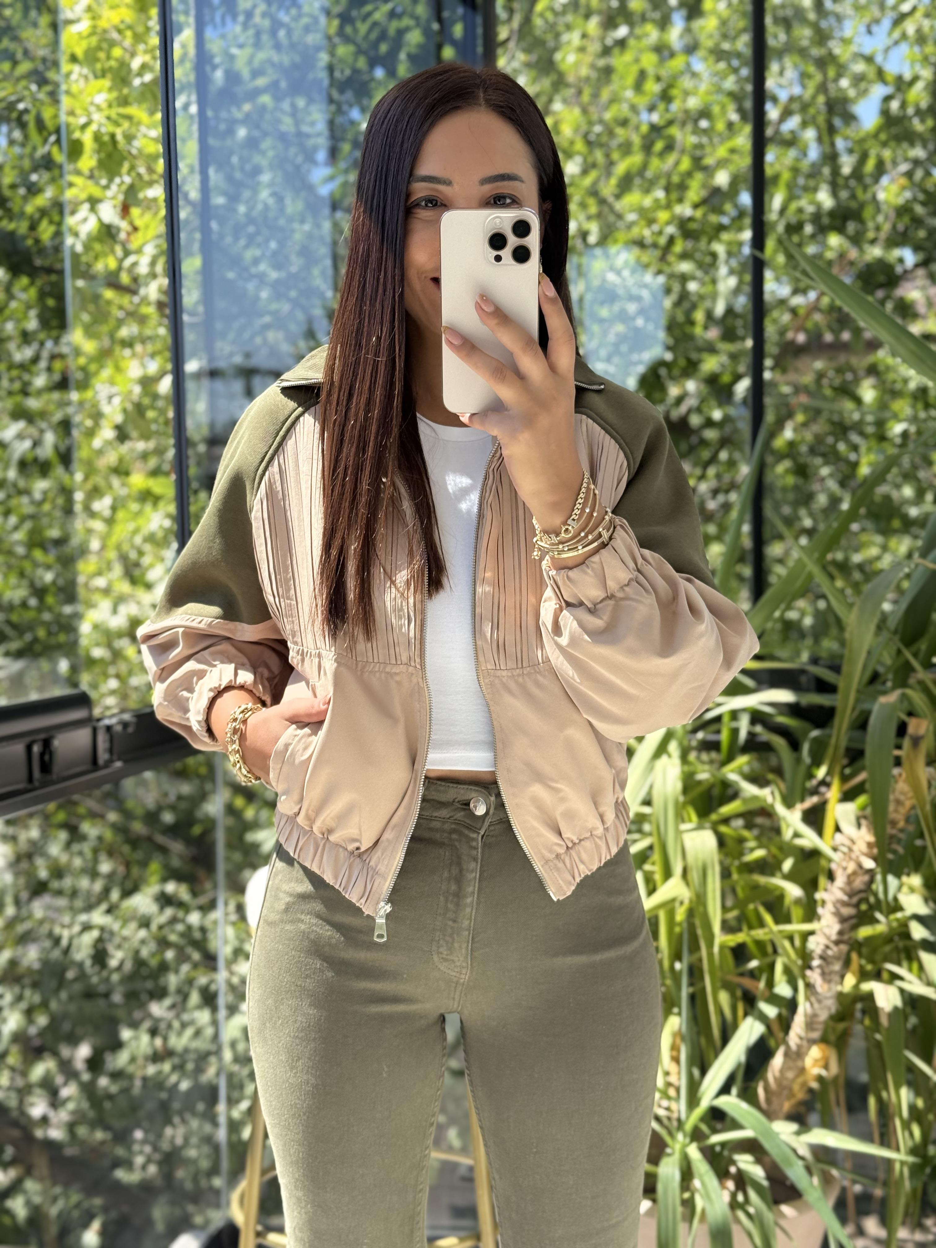 Zra Tasarım Bomber Ceket Bej