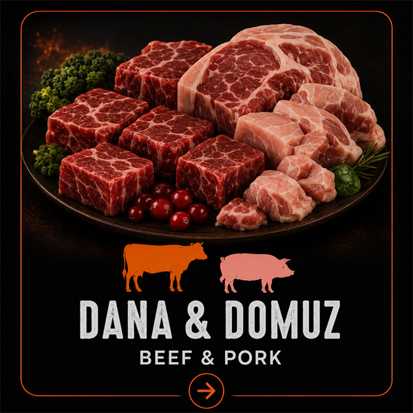 Raw Power Dana & Domuz Barf Yüksek Enerjili Doğal Çiğ Köpek Maması - 20 Kg