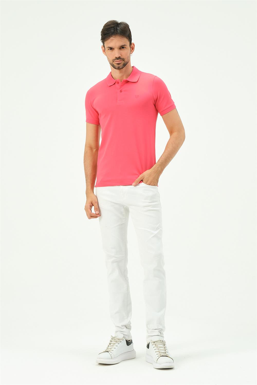MSW Slim Fit Polo Yaka T-shirt