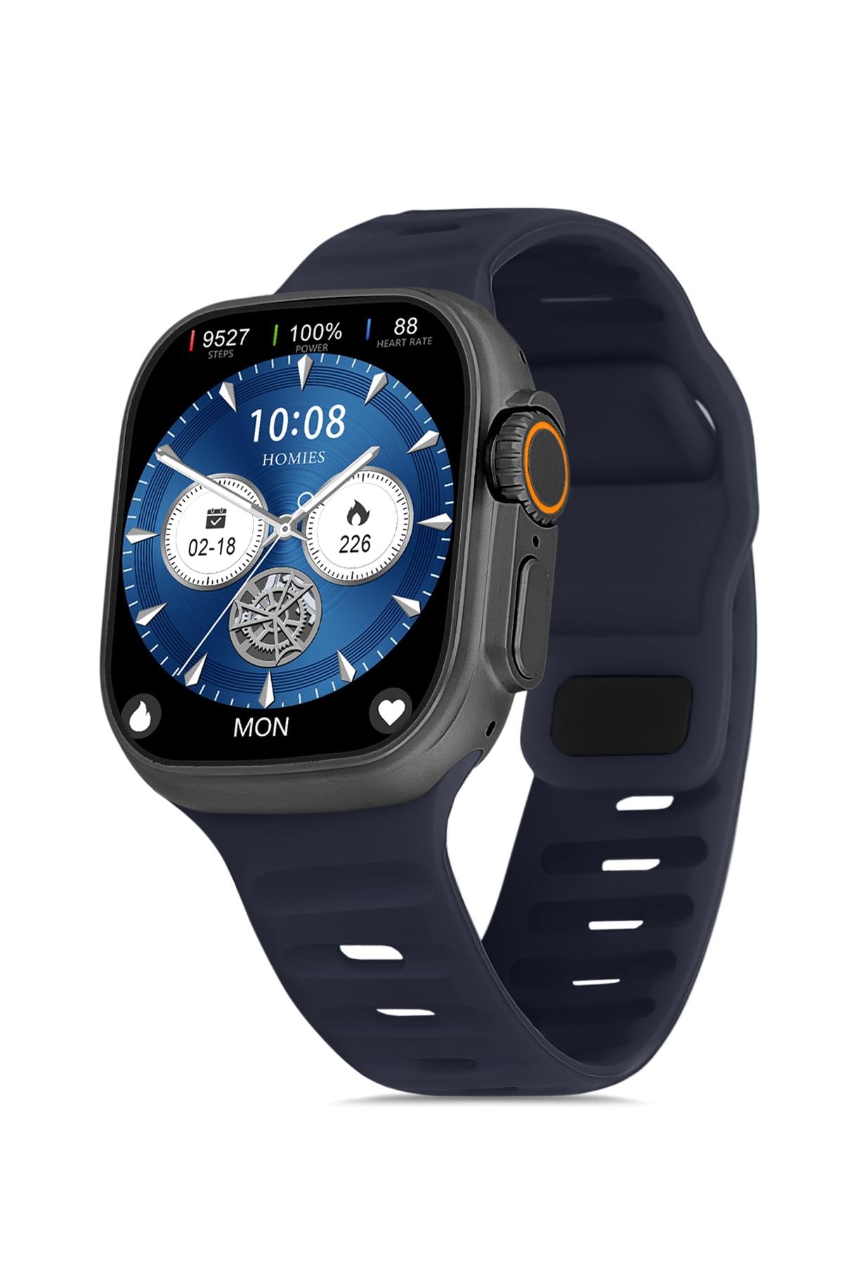 HOMİES HSW1711-BLACK-DBLUE AKILLI KOL SAATİ