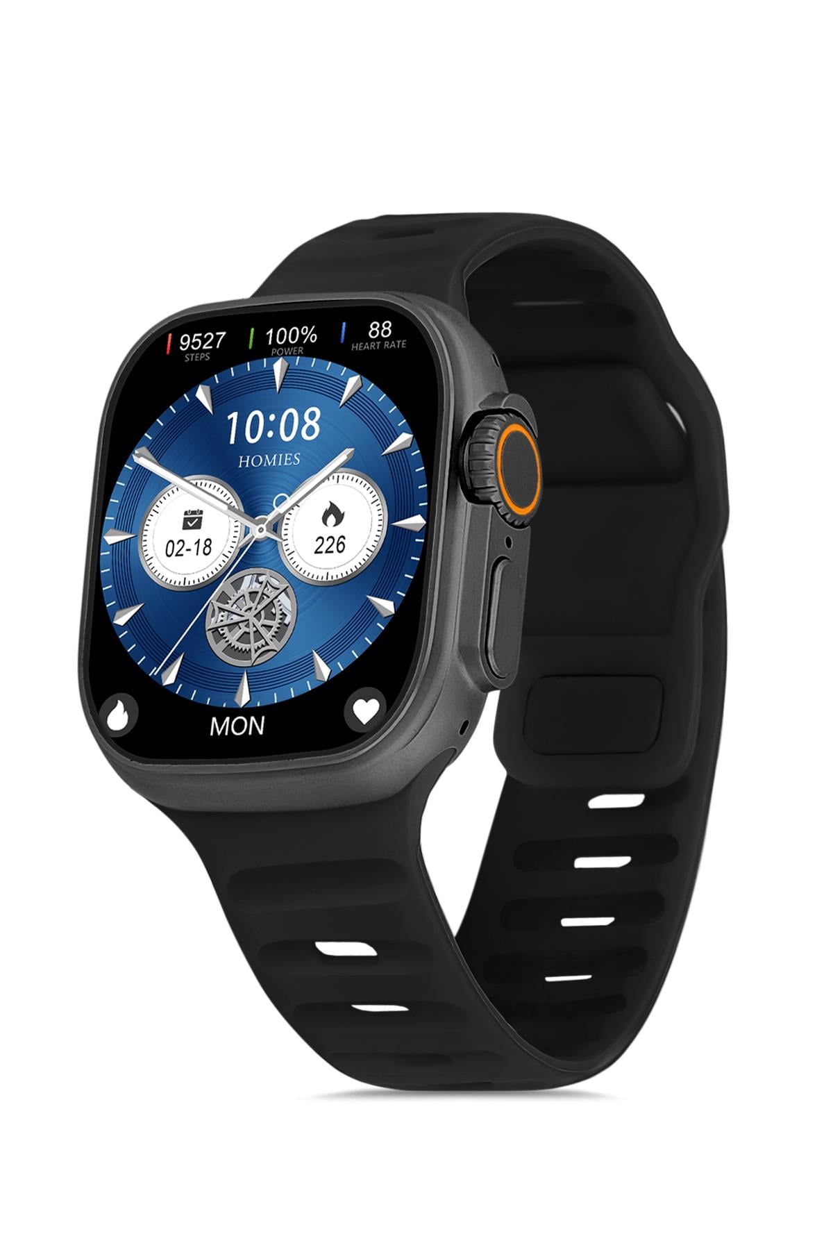 HOMİES HSW1711-BLACK-BLACK AKILLI KOL SAATİ