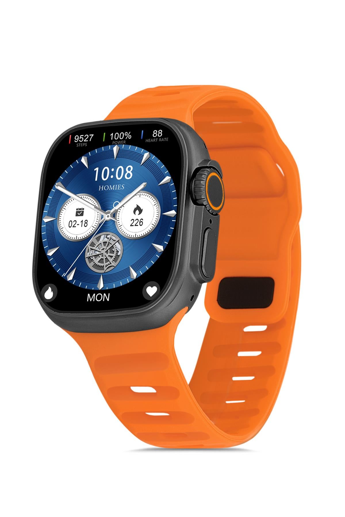 HOMİES HSW1711-BLACK-ORANGE AKILLI SAAT 