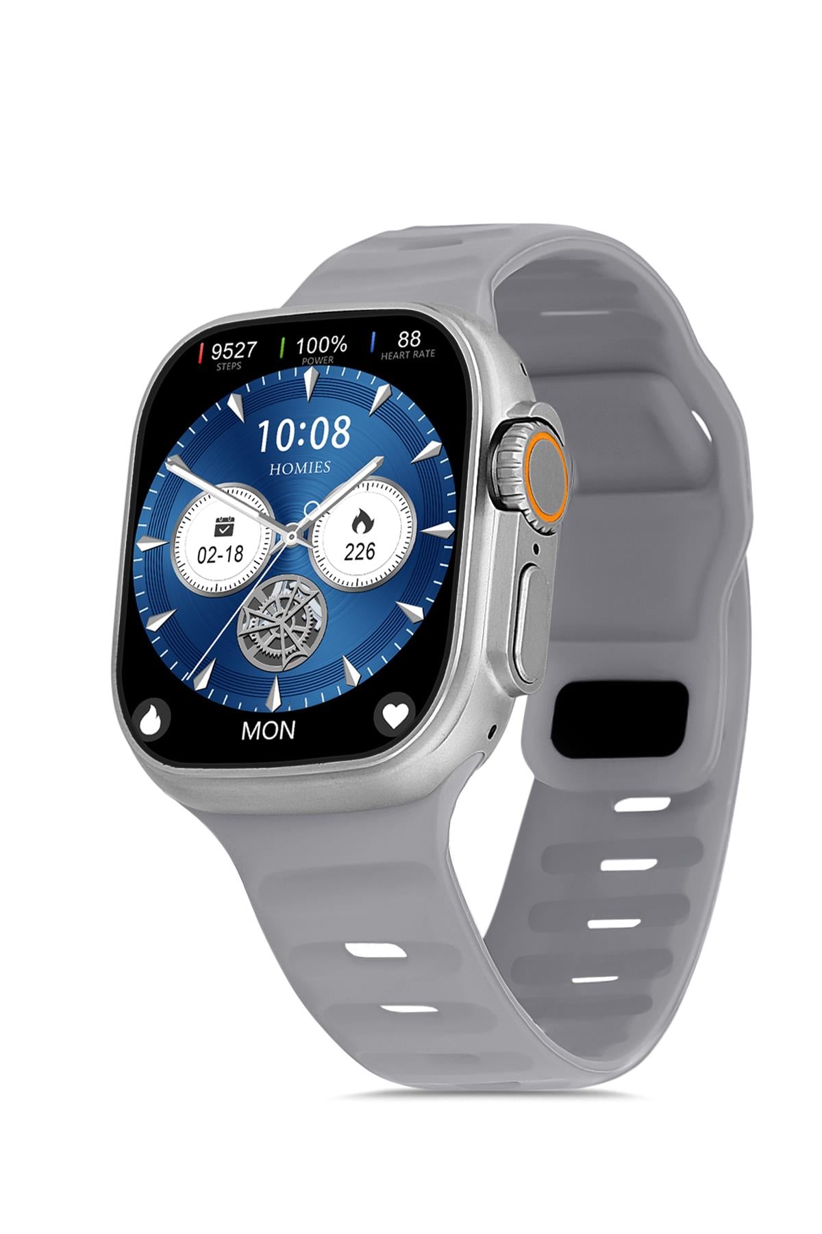HOMİES HSW1711-SILVER-GREY AKILLI KOL SAATİ
