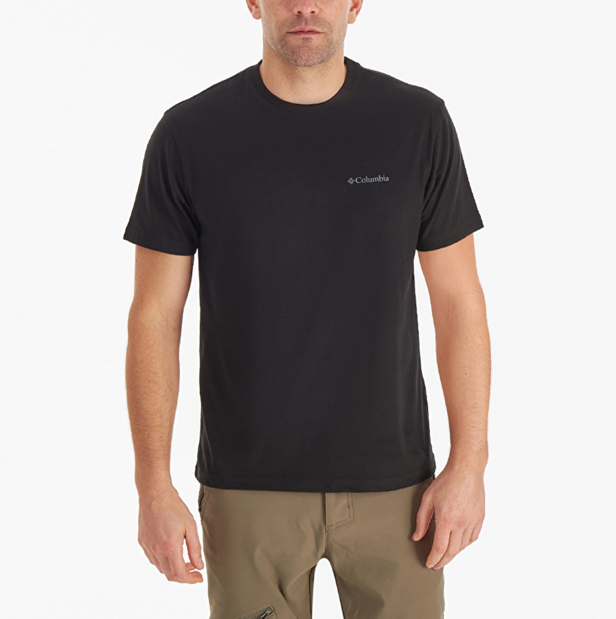 Columbia Csc M Basic Big Logo Brushed ss Tee Erkek Tshirt