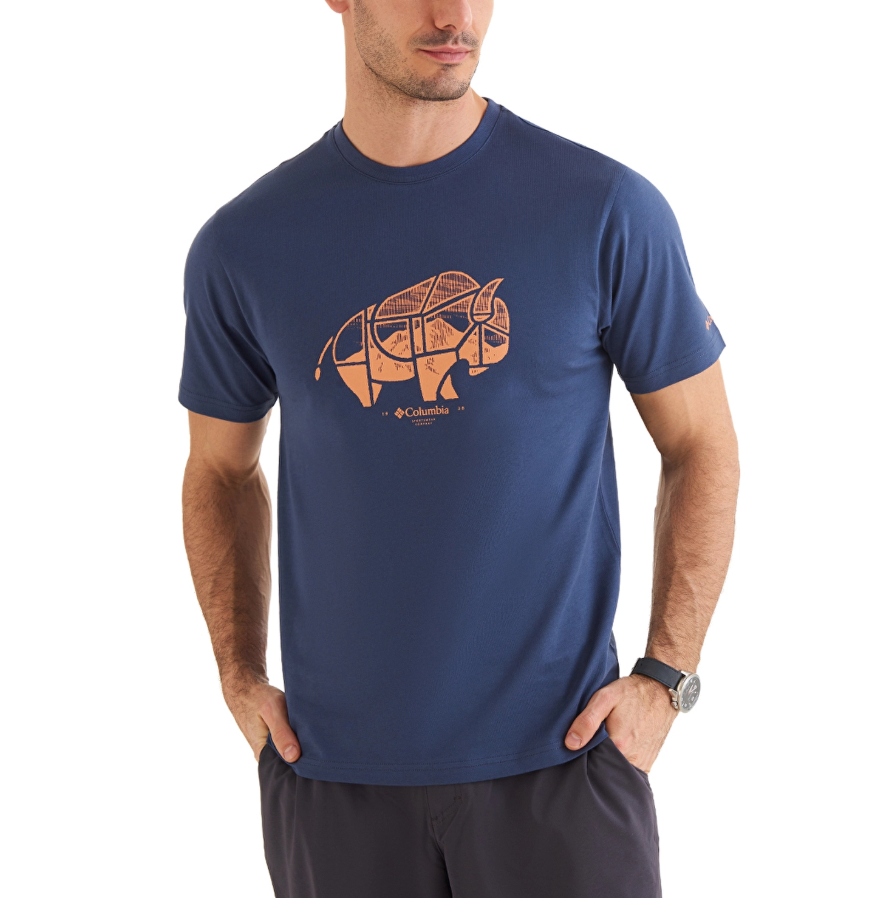 Columbia CSC M Range Roamer Outdoor SS TEE Erkek Tshirt
