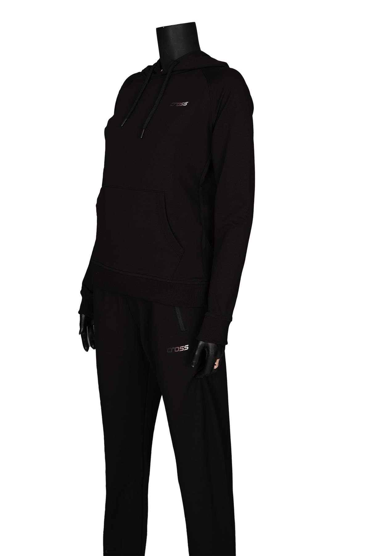 Cross Kadın Kapşonlu Sweat
