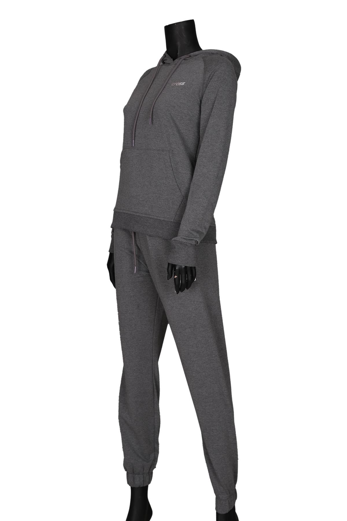 Cross Kadın Kapşonlu Sweat
