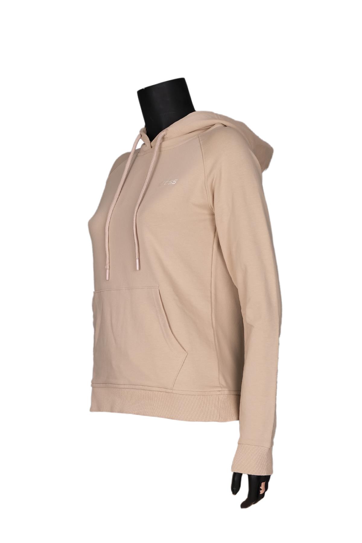 Cross Kadın Kapşonlu Sweat
