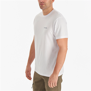 Columbia Csc M Basic Big Logo Brushed ss Tee Erkek Tshirt