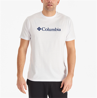 Columbia Csc M Basic Big Logo Brushed ss Tee Erkek Tshirt