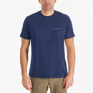 Columbia Csc M Basic Big Logo Brushed ss Tee Erkek Tshirt
