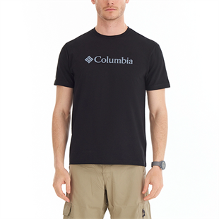 Columbia Csc M Basic Big Logo Brushed ss Tee Erkek Tshirt