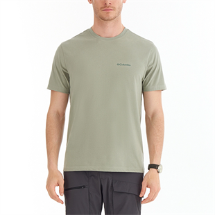Columbia Csc M Basic Big Logo Brushed ss Tee Erkek Tshirt