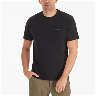 Columbia Csc M Basic Big Logo Brushed ss Tee Erkek Tshirt