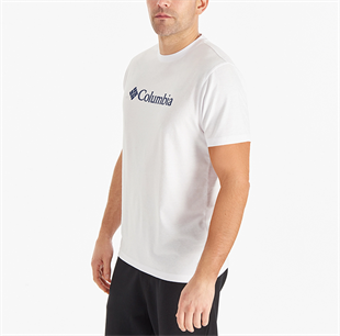 Columbia Csc M Basic Big Logo Brushed ss Tee Erkek Tshirt