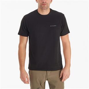 Columbia Csc M Basic Big Logo Brushed ss Tee Erkek Tshirt