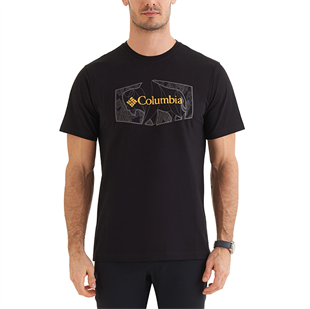 Columbia Csc M Roam Hex Graphıc Ss Tee Erkek Tshirt
