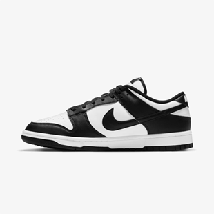 Nıke Dunk Low Retro Erkek Siyah Beyaz Spor Ayakkabı