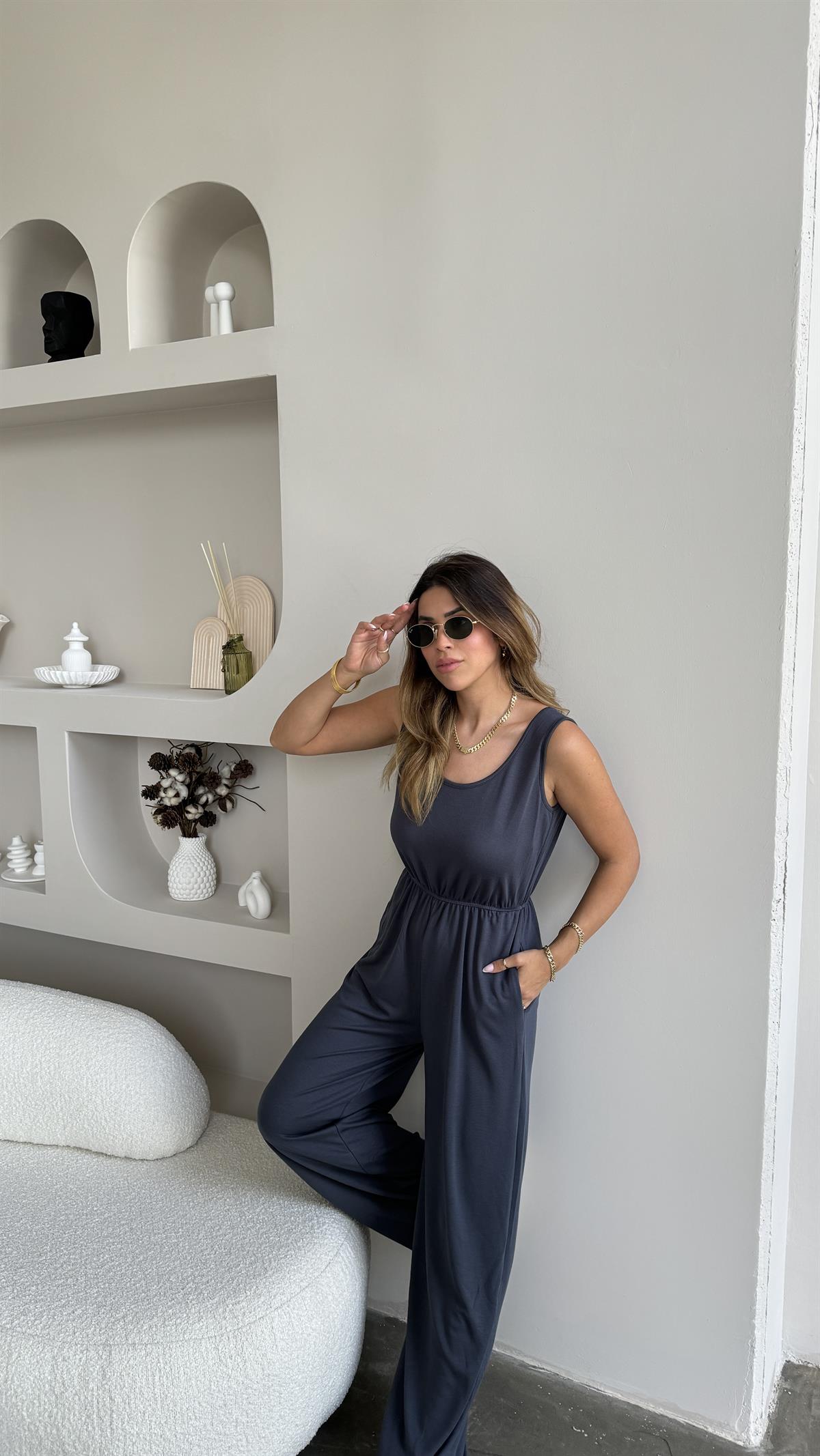 Antrasit Basic Modal Tulum