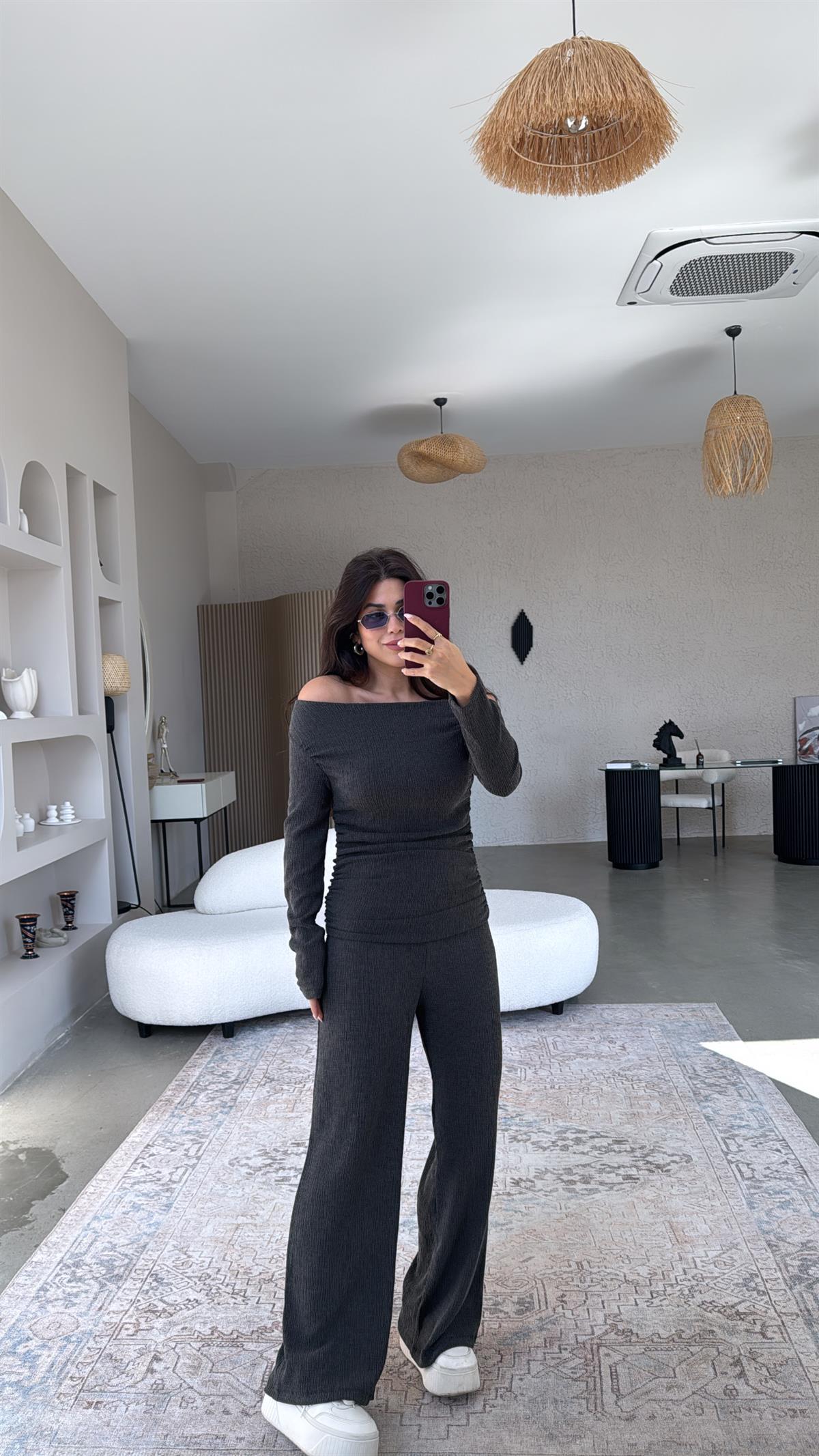 Antrasit Bürümcük Madonna Takım