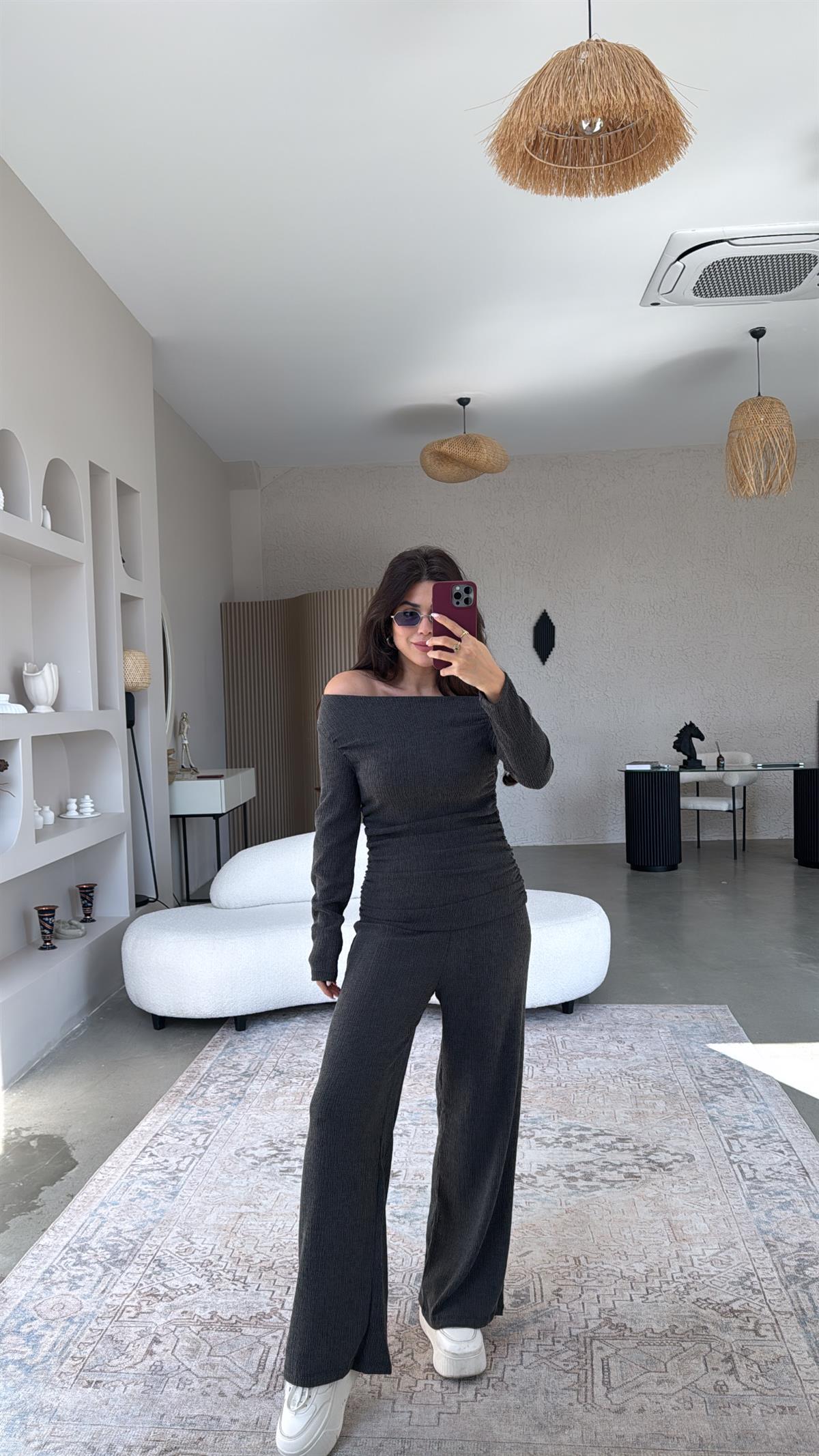 Antrasit Bürümcük Madonna Takım