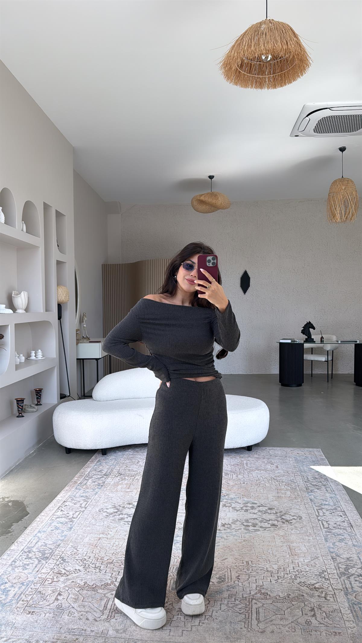 Antrasit Bürümcük Madonna Takım