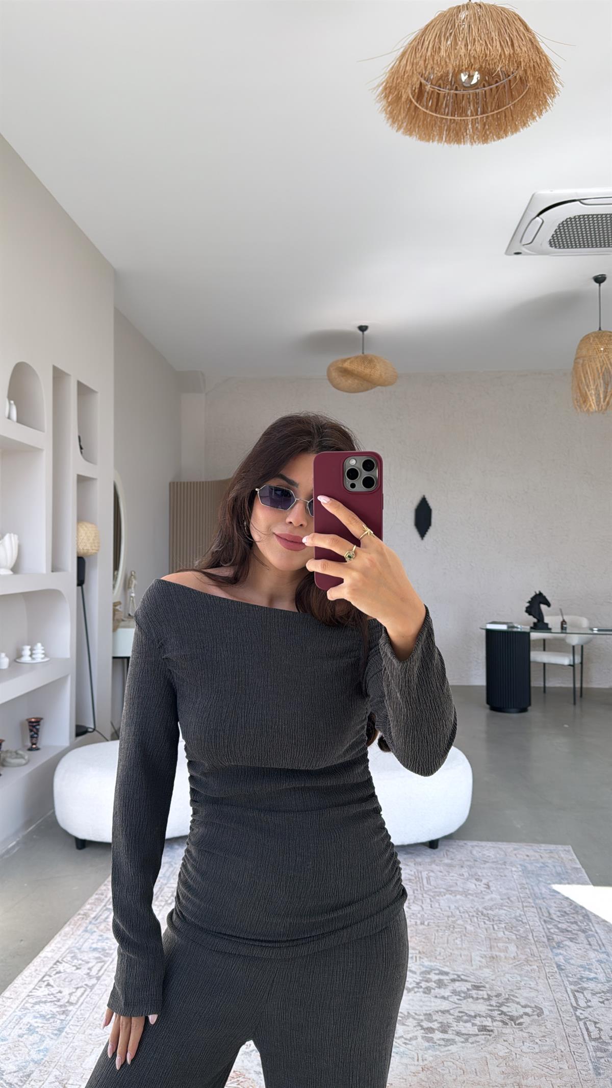 Antrasit Bürümcük Madonna Takım