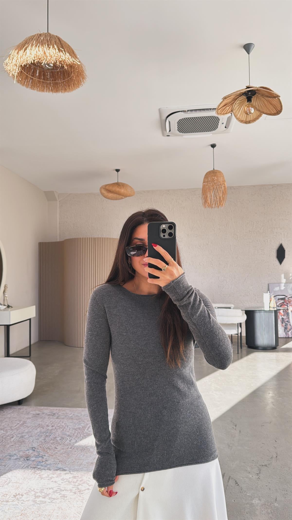 Antrasit Kaşmir Dlv Triko